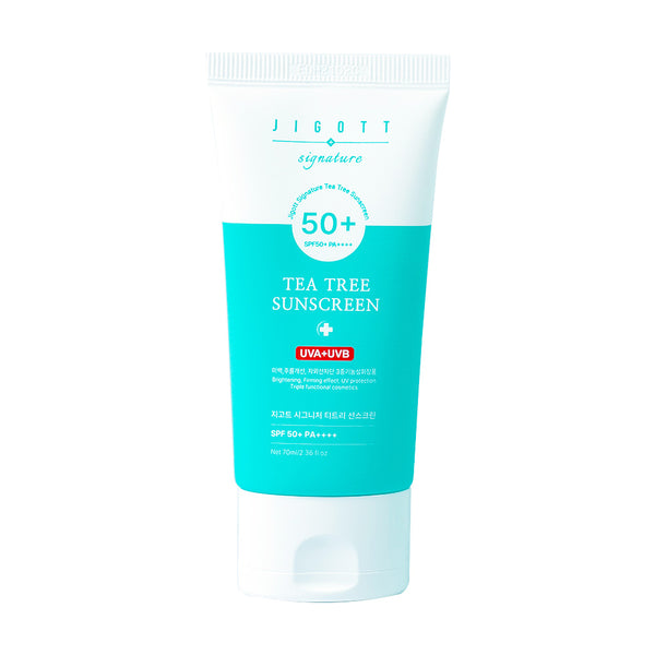 JIGOTT Protector Solar Reafirmante con Árbol de té ,Niacinamida, Adenosina