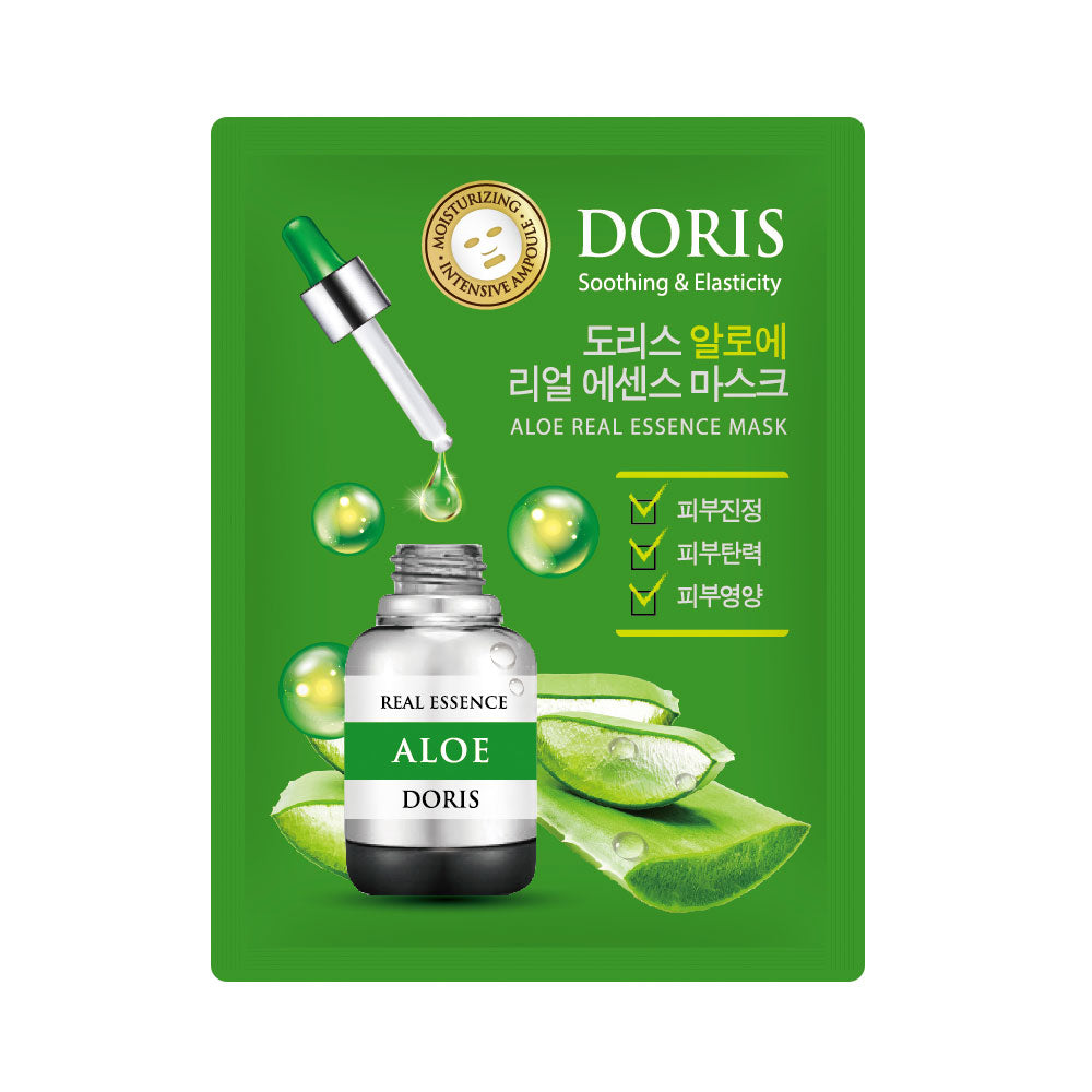 DORIS Mascarilla Hidratante con Esencia Real, Extracto de Aloe Vera